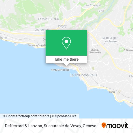 Defferrard & Lanz sa, Succursale de Vevey map