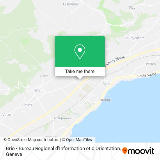Brio - Bureau Régional d'Information et d'Orientation Karte