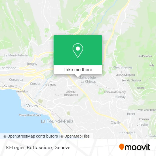 St-Légier, Bottassioux map