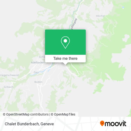 Chalet Bunderbach map