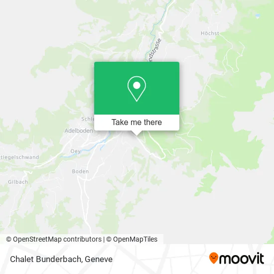 Chalet Bunderbach map