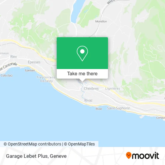 Garage Lebet Plus map