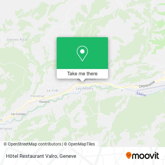 Hôtel Restaurant Valro map
