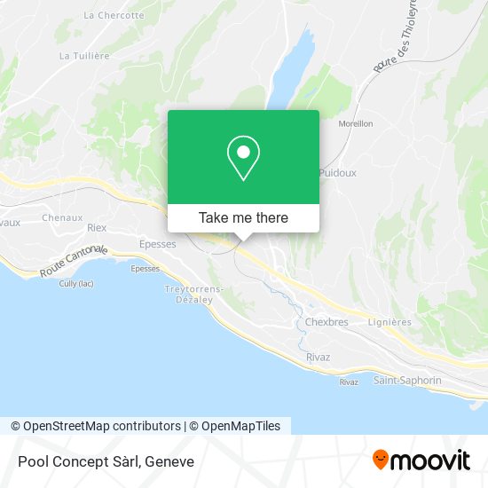 Pool Concept Sàrl map