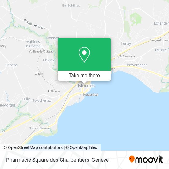 Pharmacie Square des Charpentiers map