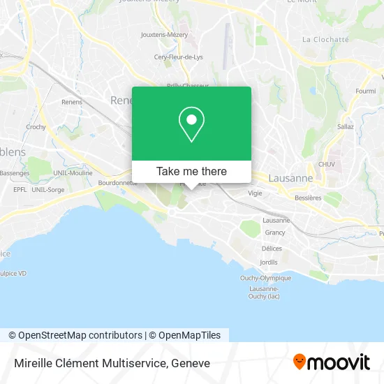 Mireille Clément Multiservice map