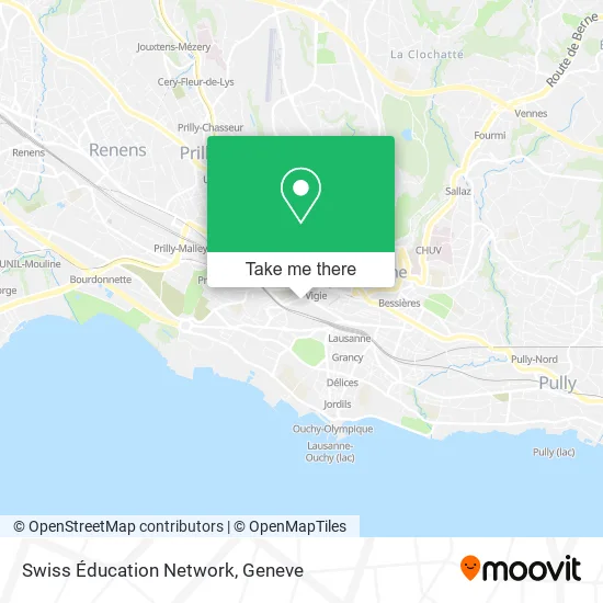 Swiss Éducation Network map