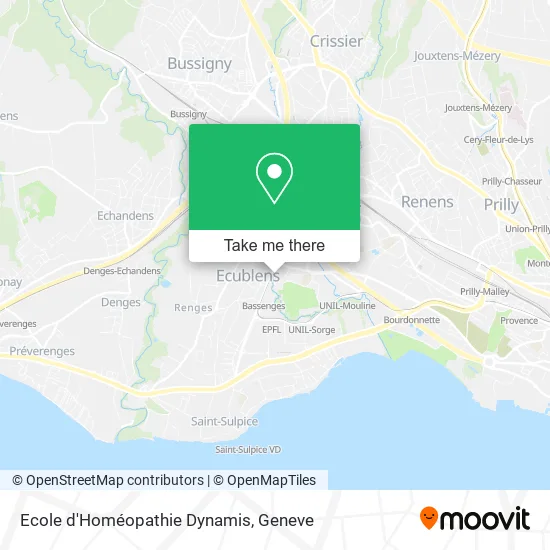 Ecole d'Homéopathie Dynamis map
