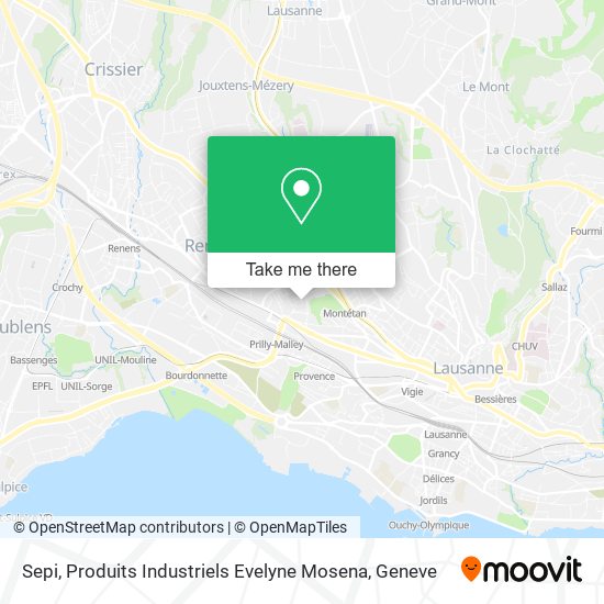 Sepi, Produits Industriels Evelyne Mosena map