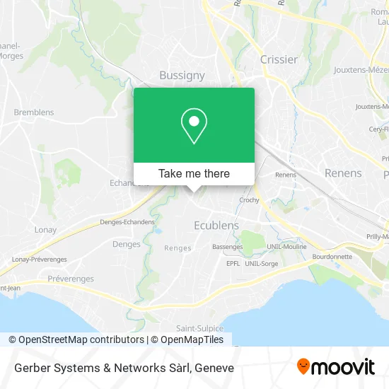 Gerber Systems & Networks Sàrl map