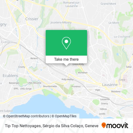 Tip Top Nettoyages, Sérgio da Silva Colaço map