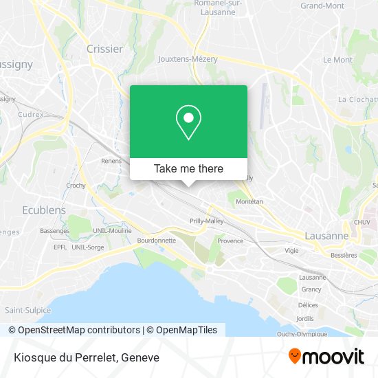 Kiosque du Perrelet map