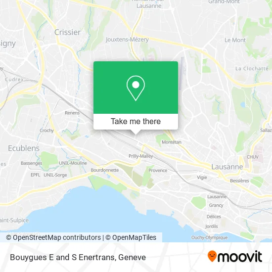 Bouygues E and S Enertrans map