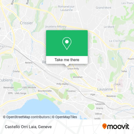 Castelló Orri Laia map