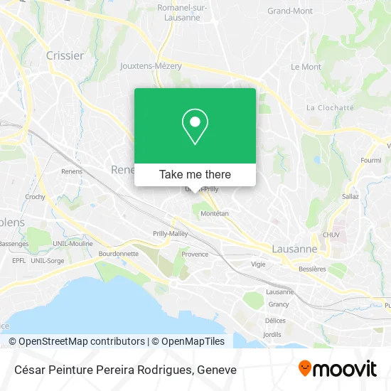 César Peinture Pereira Rodrigues map