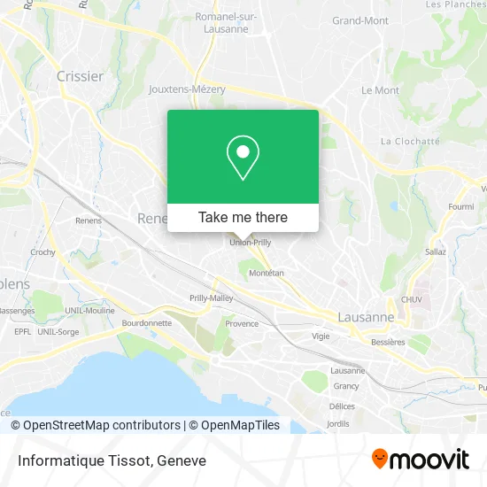Informatique Tissot map