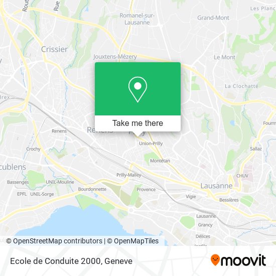 Ecole de Conduite 2000 map