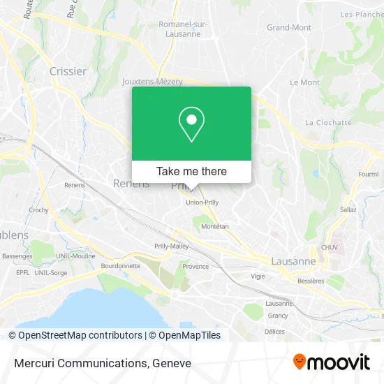 Mercuri Communications map