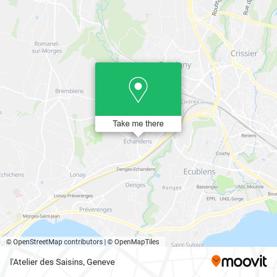 l'Atelier des Saisins map