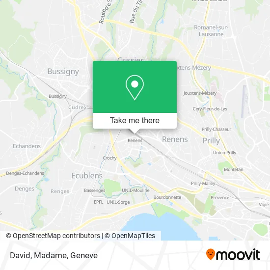 David, Madame map