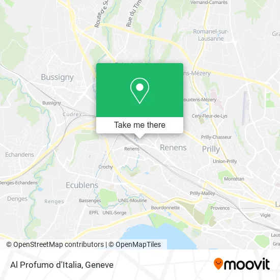 Al Profumo d'Italia map