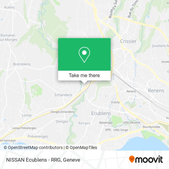 NISSAN Ecublens - RRG map