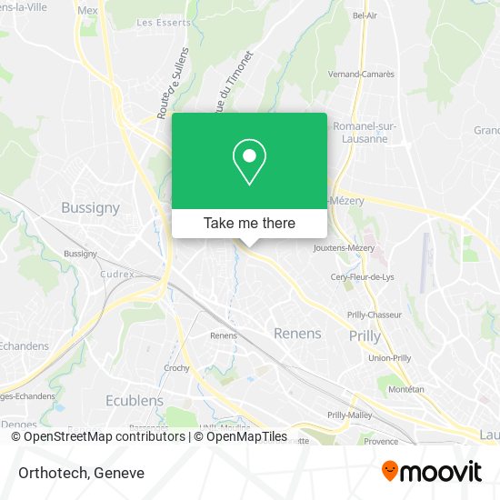 Orthotech map