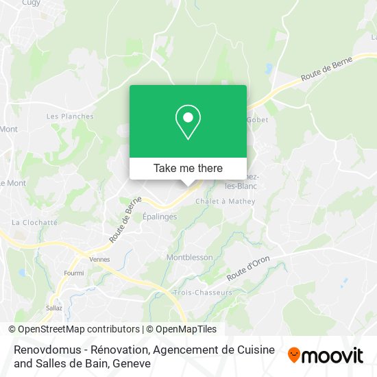 Renovdomus - Rénovation, Agencement de Cuisine and Salles de Bain map