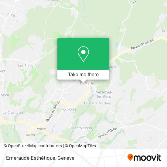 Emeraude Esthétique map