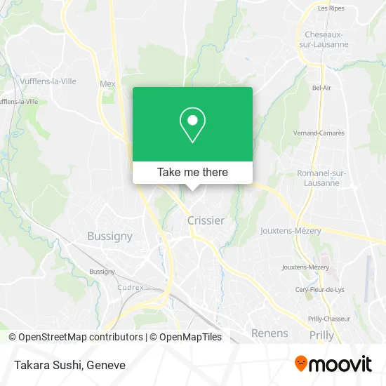 Takara Sushi map