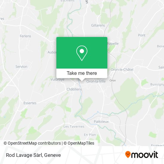 Rod Lavage Sàrl map