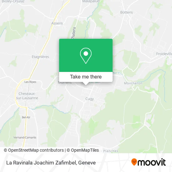La Ravinala Joachim Zafimbel map