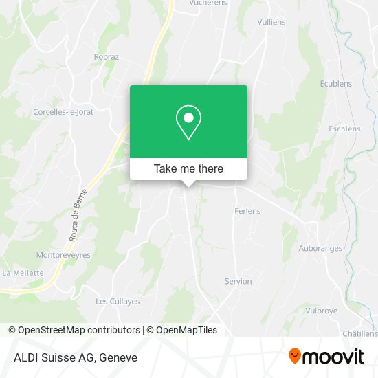 ALDI Suisse AG map