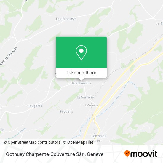 Gothuey Charpente-Couverture Sàrl map