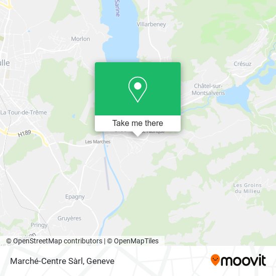 Marché-Centre Sàrl map