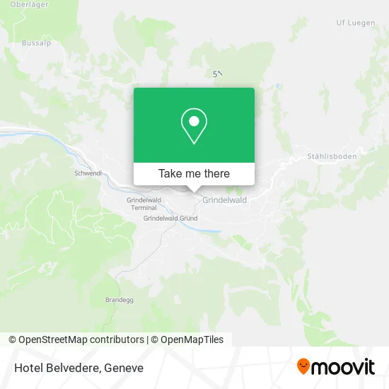 Hotel Belvedere map
