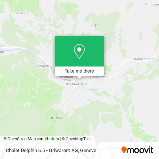 Chalet Delphin 6.5 - Griwarent AG map