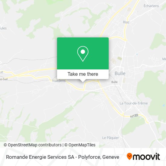 Romande Energie Services SA - Polyforce map