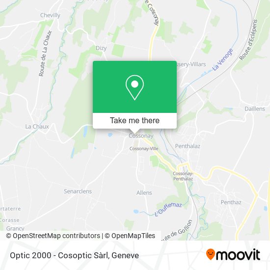 Optic 2000 - Cosoptic Sàrl map