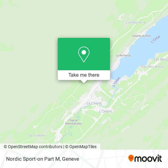 Nordic Sport-on Part M map