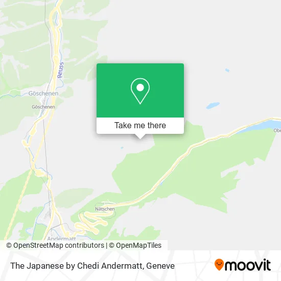 The Japanese by Chedi Andermatt map