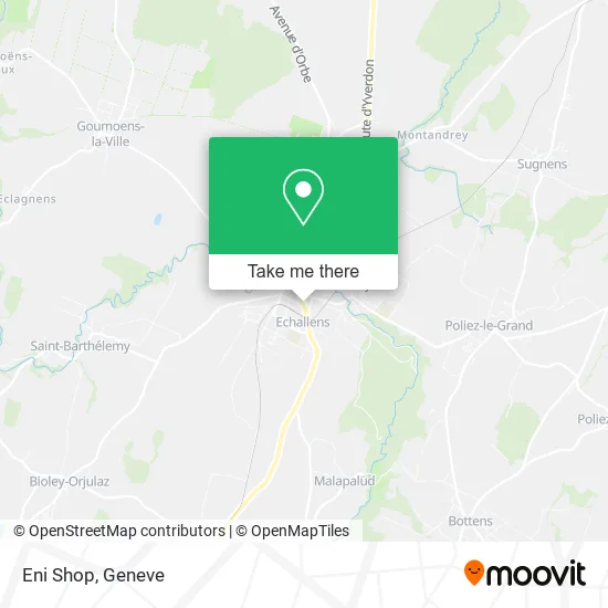 Eni Shop map