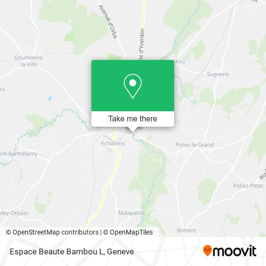 Espace Beaute Bambou L map