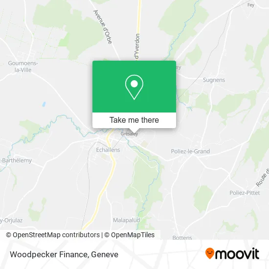 Woodpecker Finance map