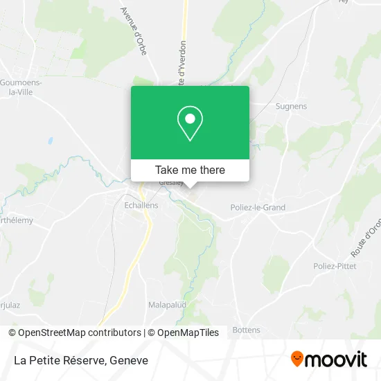 La Petite Réserve map