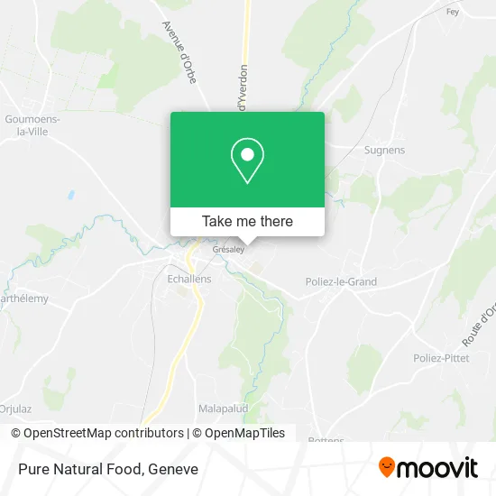 Pure Natural Food map