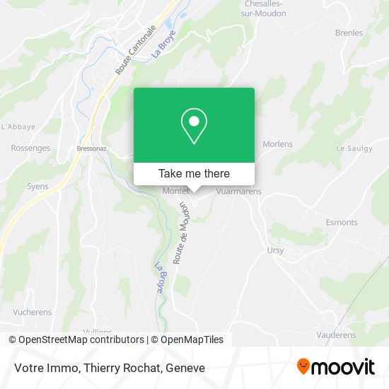 Votre Immo, Thierry Rochat map