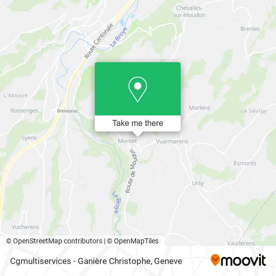 Cgmultiservices - Ganière Christophe map