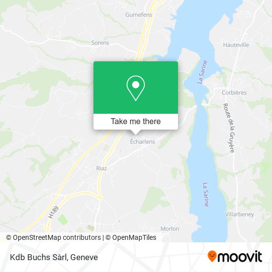 Kdb Buchs Sàrl map