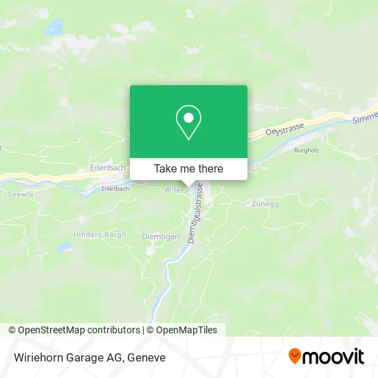 Wiriehorn Garage AG map